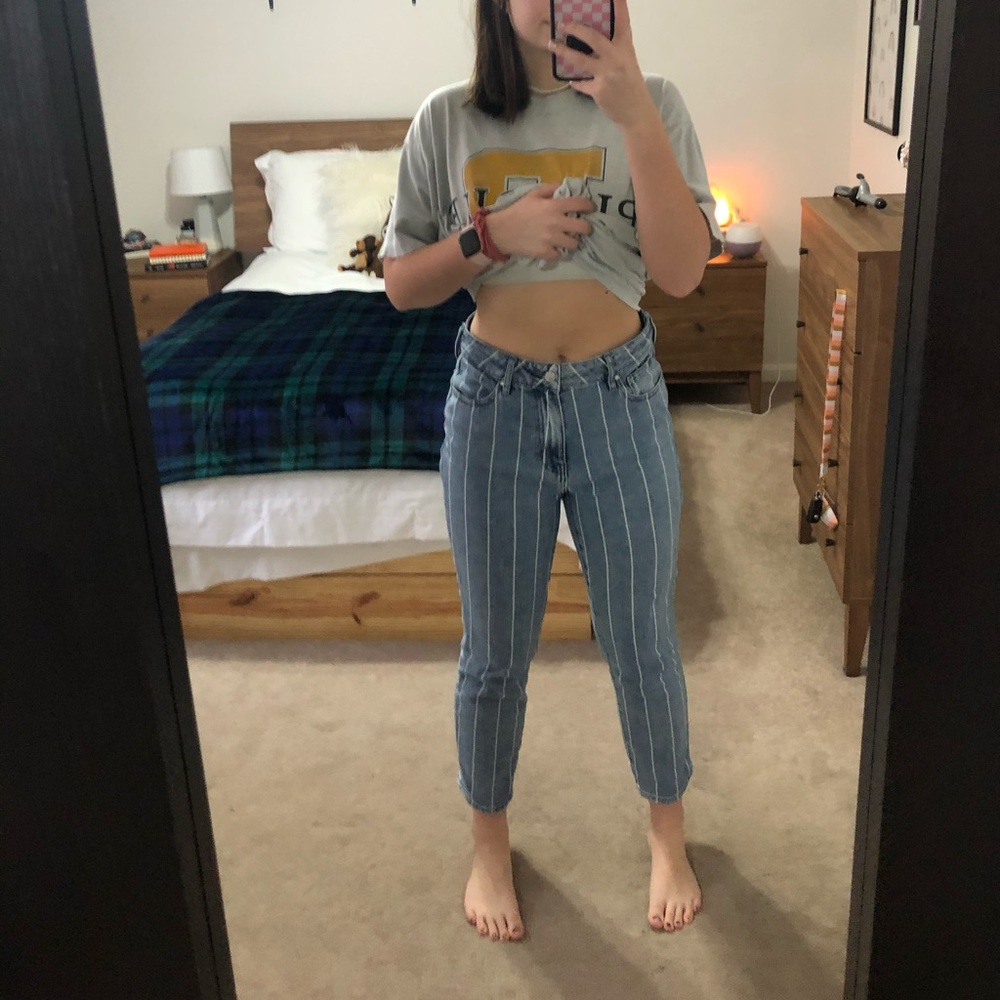 striped pacsun jeans!